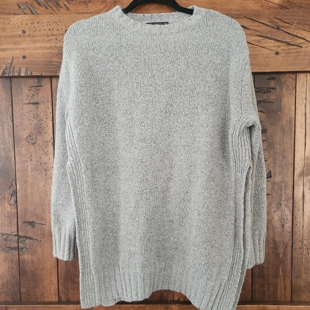 ZARA Split Side Sweater Sz M